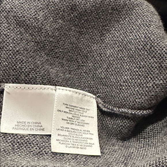 Kasper size XL black grey and white long open front cardigan - Picture 4 of 4